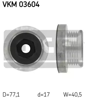 Механизм свободного хода SKF VKM 03604 (VKN 350)